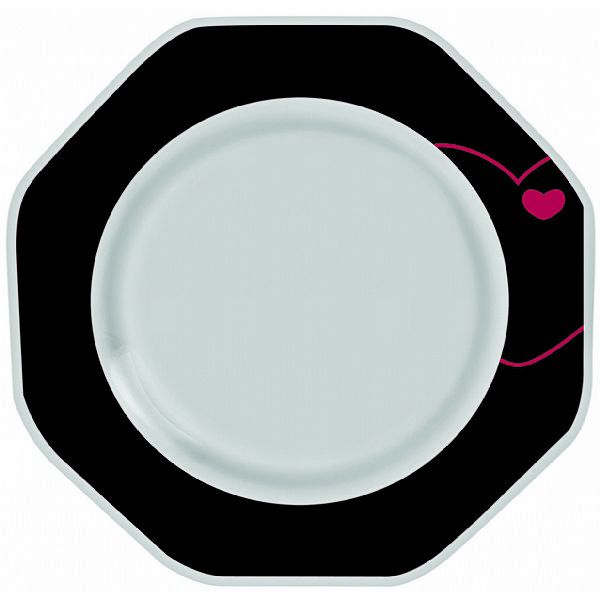 Prato Fundo Love em Melamine - 25cm